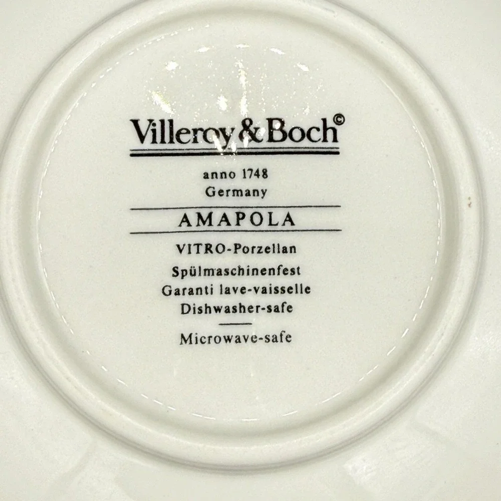 Villeroy & Boch AMAPOLA Poppies 6